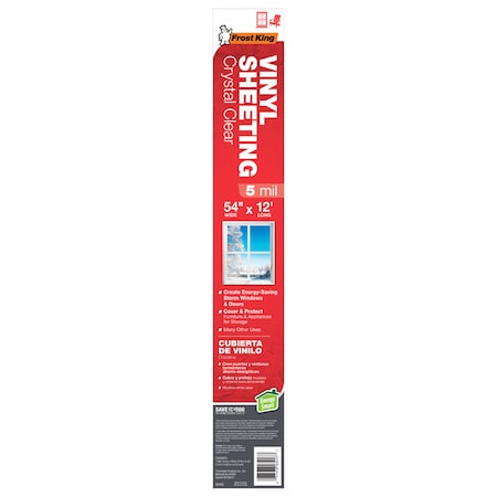 Frost King Frost King Clear Vinyl Sheeting Roll For Doors and Windows 12 ft. L X 5 mil V5412